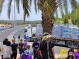 ["Israelis and Palestinians.. volunteering and donating aid to Gaza]