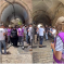 [Arab-Jewish organization's "Solidarity Guard" volunteer accompanies Palestinian resident during Jerusalem Flag Day March]